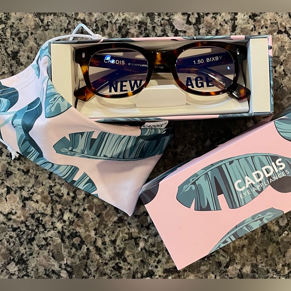 NWB Caddis Bixby Blue Light Glasses; Strength 1.50